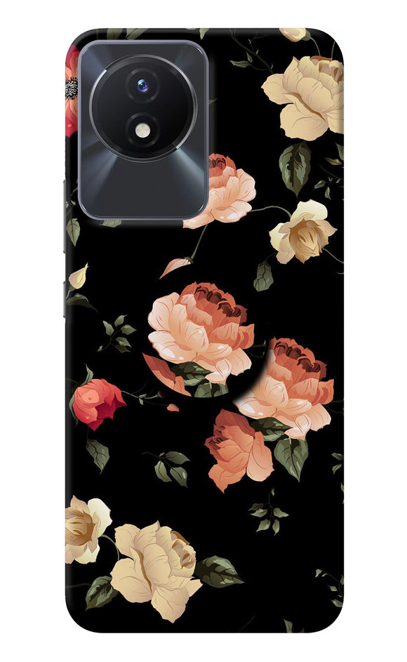 Flowers Vivo Y02/Y02T Pop Case