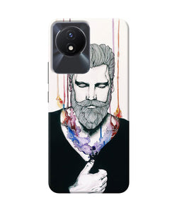 Beard man character Vivo Y02/Y02T Back Cover