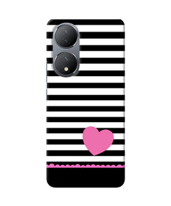 Abstract heart Vivo Y100 Back Cover