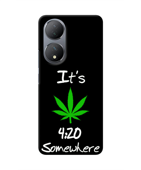 Weed Quote Vivo Y100 Real 4D Back Cover