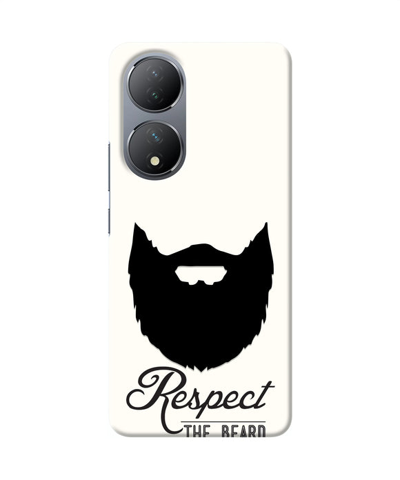Respect the Beard Vivo Y100 Real 4D Back Cover