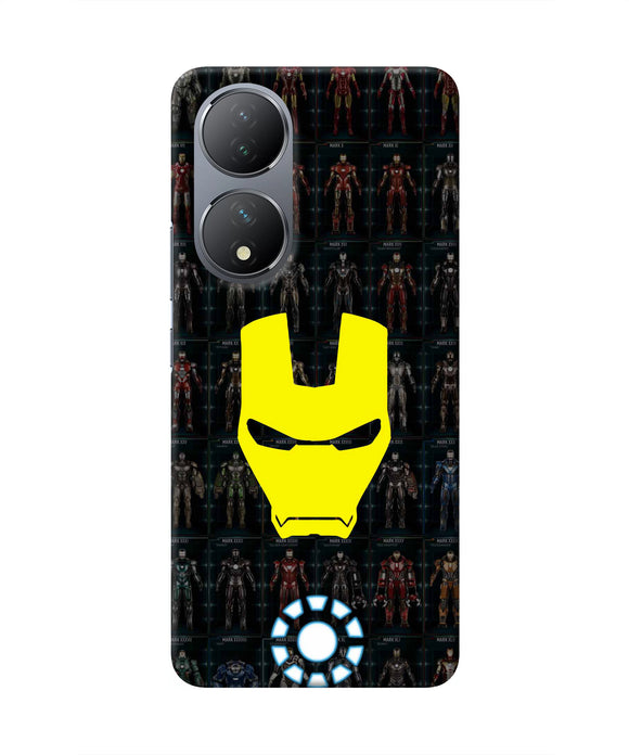 Iron Man Suit Vivo Y100 Real 4D Back Cover