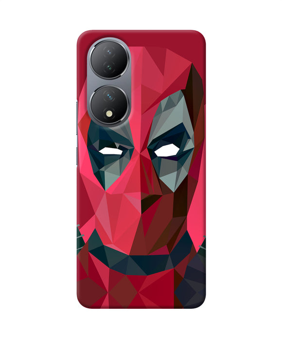 Abstract deadpool full mask Vivo Y100 Back Cover