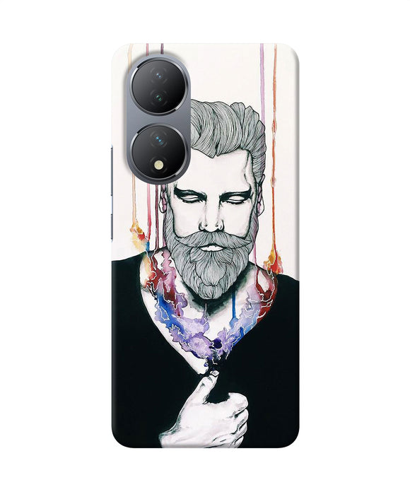 Beard man character Vivo Y100 Back Cover