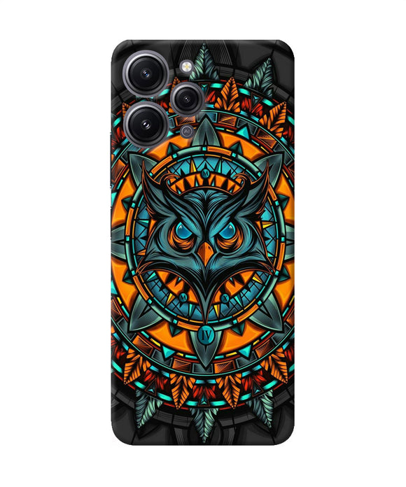 Angry Owl Art Redmi 12 4G Back Cover