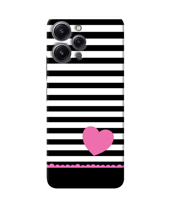 Abstract heart Redmi 12 4G Back Cover