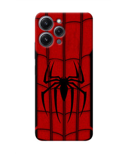 Spiderman Costume Redmi 12 4G Real 4D Back Cover