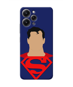 Superman Cape Redmi 12 4G Real 4D Back Cover