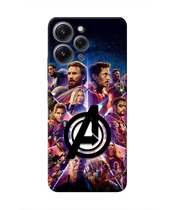Avengers Superheroes Redmi 12 4G Real 4D Back Cover