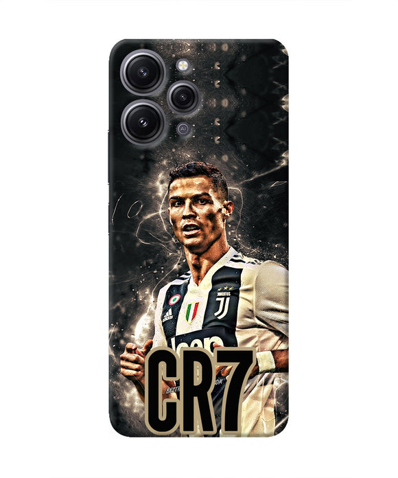 CR7 Dark Redmi 12 4G Real 4D Back Cover