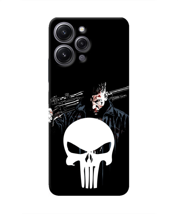 Punisher Character Redmi 12 4G Real 4D Back Cover