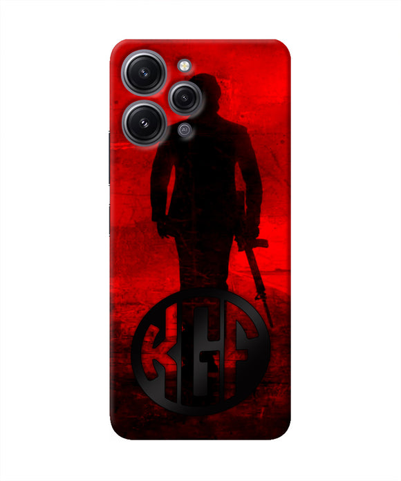 Rocky Bhai K G F Chapter 2 Logo Redmi 12 4G Real 4D Back Cover