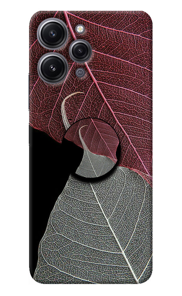 Leaf Pattern Redmi 12 4G Pop Case