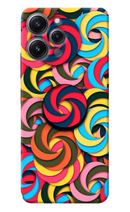 Spiral Pattern Redmi 12 4G Pop Case