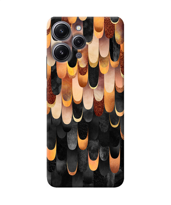 Abstract wooden rug Redmi 12 4G Back Cover