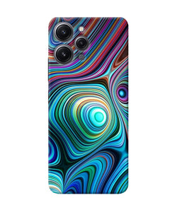 Abstract coloful waves Redmi 12 4G Back Cover