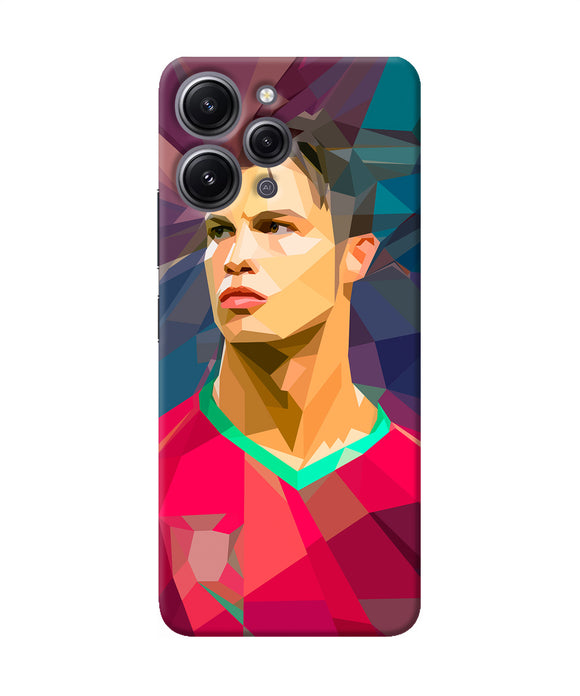 Abstract ronaldo Redmi 12 4G Back Cover