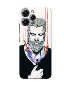 Beard man character Redmi 12 4G Back Cover