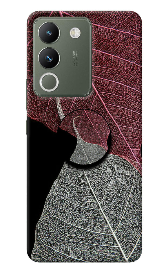 Leaf Pattern Vivo Y200 5G Pop Case