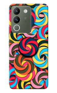 Spiral Pattern Vivo Y200 5G Pop Case