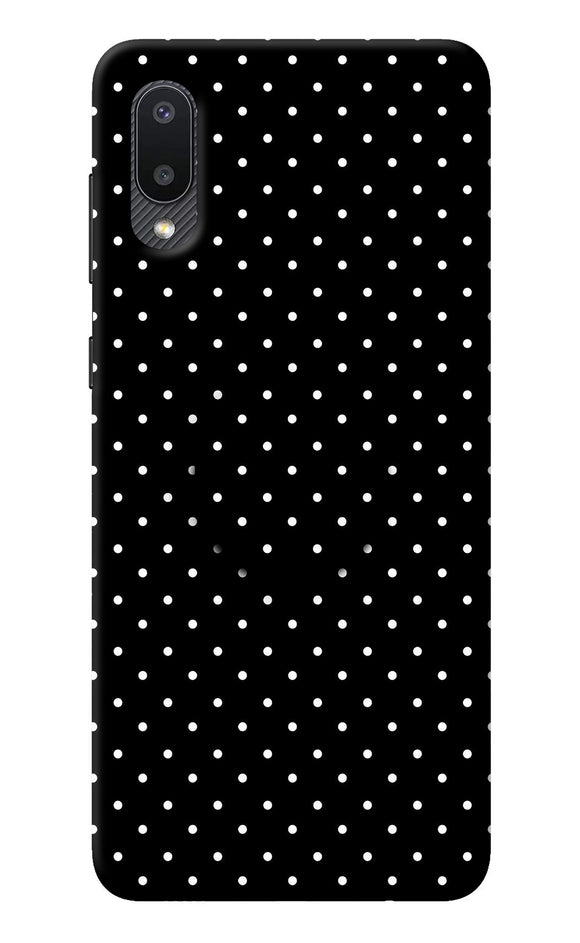 White Dots Samsung M02 Pop Case