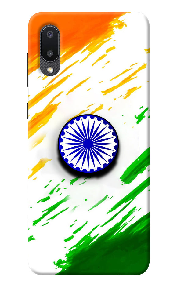 Indian Flag Ashoka Chakra Samsung M02 Pop Case