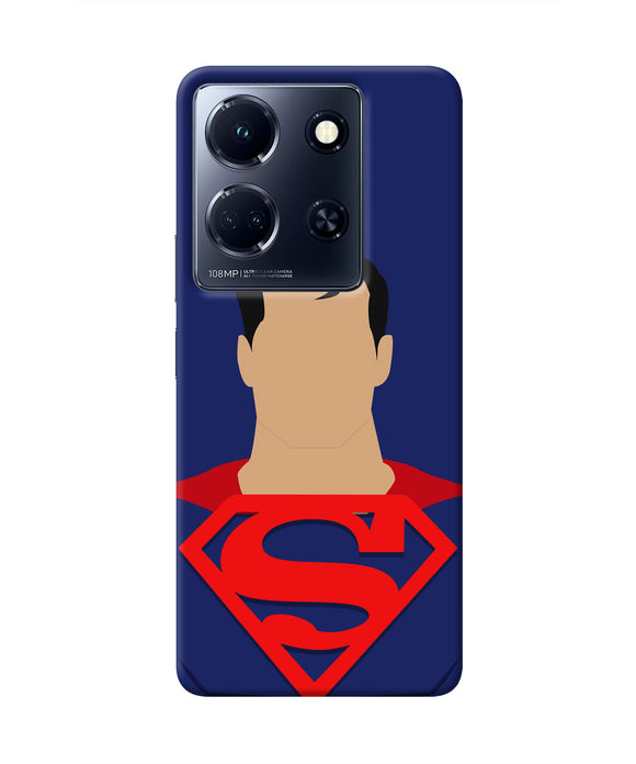 Superman Cape Infinix Note 30 5g Real 4D Back Cover