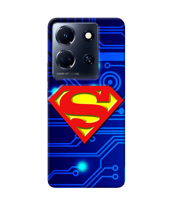 Superman Abstract Infinix Note 30 5g Real 4D Back Cover