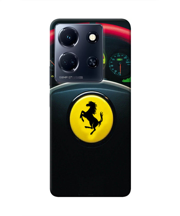 Ferrari Steeriing Wheel Infinix Note 30 5g Real 4D Back Cover