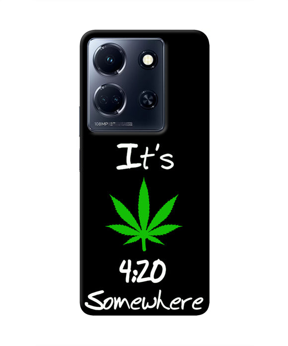 Weed Quote Infinix Note 30 5g Real 4D Back Cover