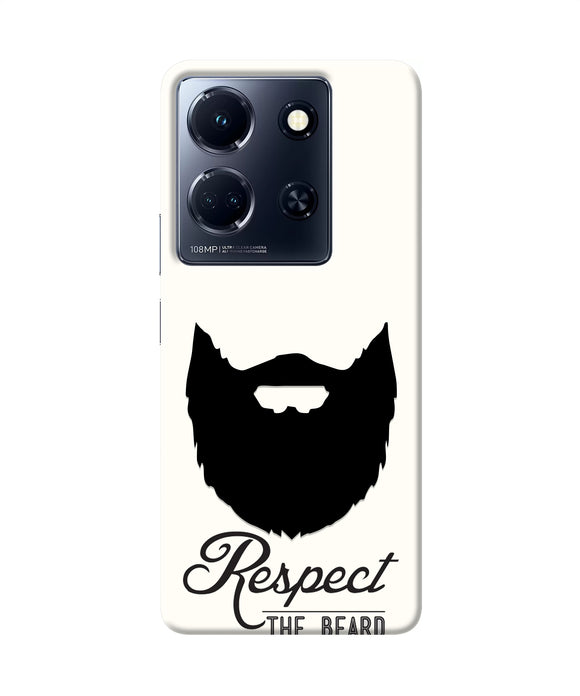 Respect the Beard Infinix Note 30 5g Real 4D Back Cover