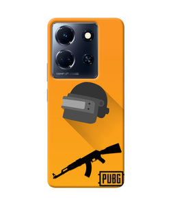 PUBG Helmet and Gun Infinix Note 30 5g Real 4D Back Cover