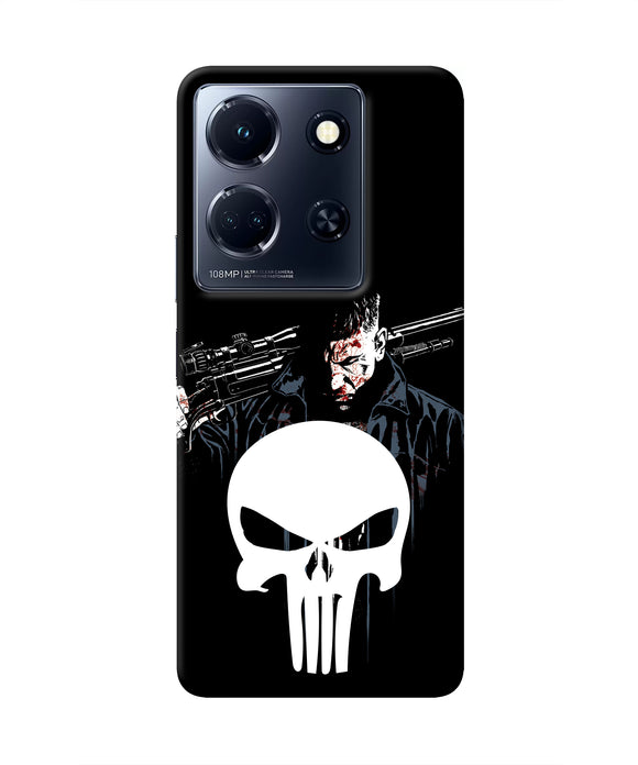 Punisher Character Infinix Note 30 5g Real 4D Back Cover