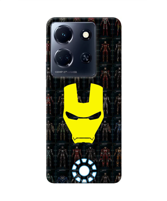 Iron Man Suit Infinix Note 30 5g Real 4D Back Cover