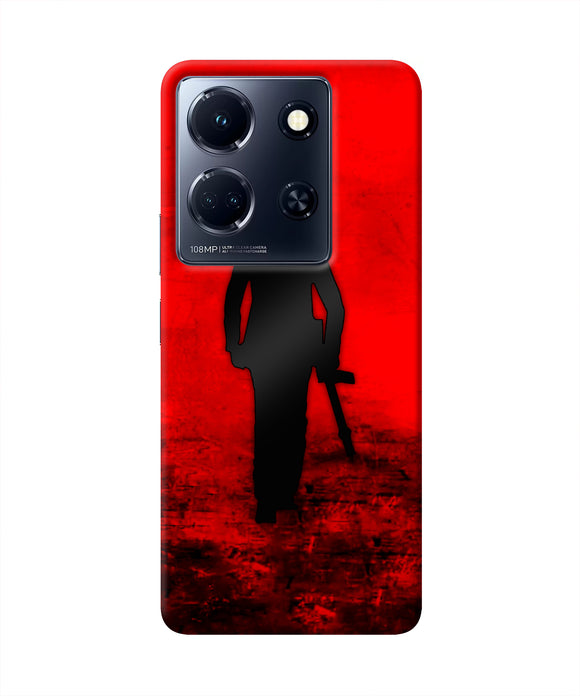 Rocky Bhai with Gun Infinix Note 30 5g Real 4D Back Cover