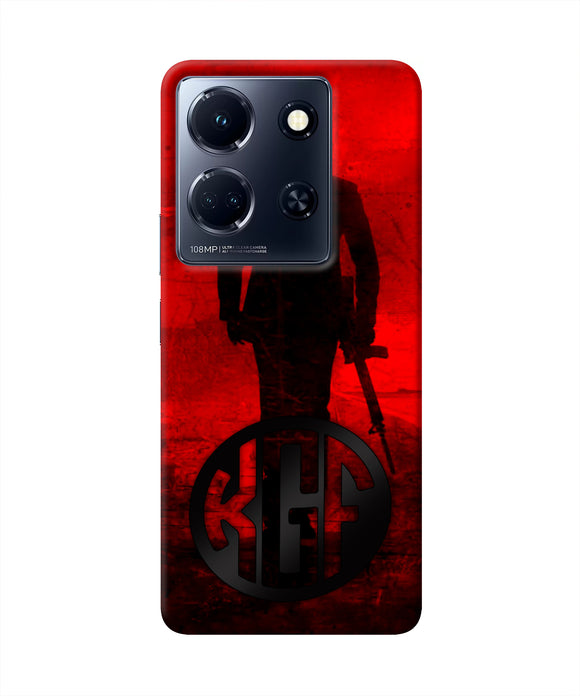 Rocky Bhai K G F Chapter 2 Logo Infinix Note 30 5g Real 4D Back Cover
