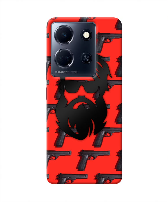 Rocky Bhai Beard Look Infinix Note 30 5g Real 4D Back Cover