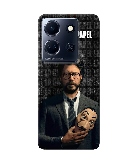Money Heist Professor with Mask Infinix Note 30 5g Back Cover