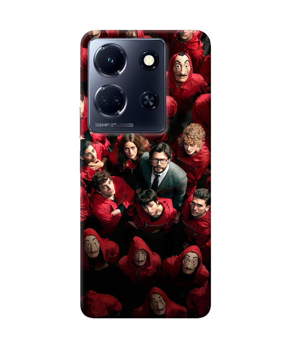 Money Heist Professor with Hostages Infinix Note 30 5g Back Cover