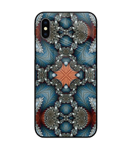 Fractal Art iPhone X Glass Cover