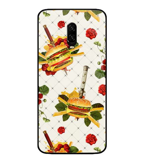 Burger Food Wallpaper Oneplus 6T Glass Cover