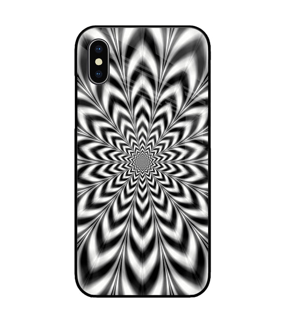 Optical Illusions iPhone XS Glass Cover