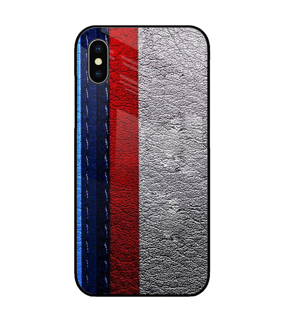 BMW Stripes iPhone XS Glass Cover