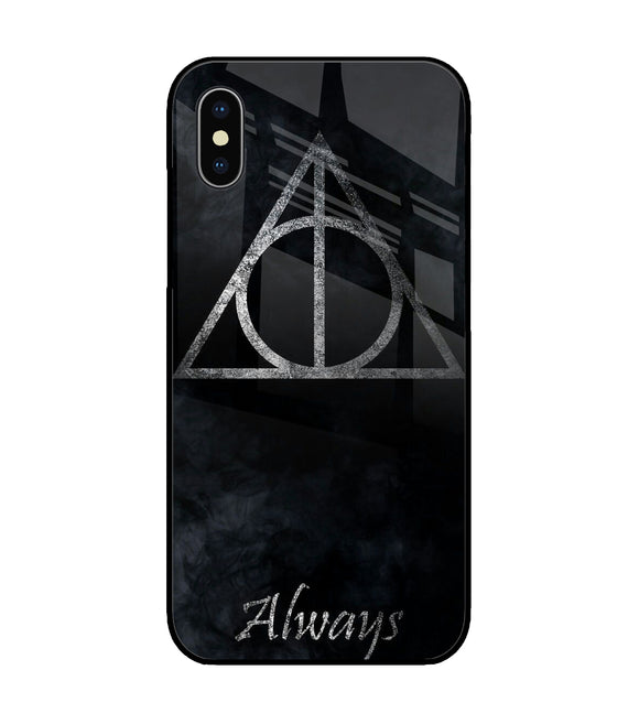 Deathly Hallows iPhone XS Glass Cover