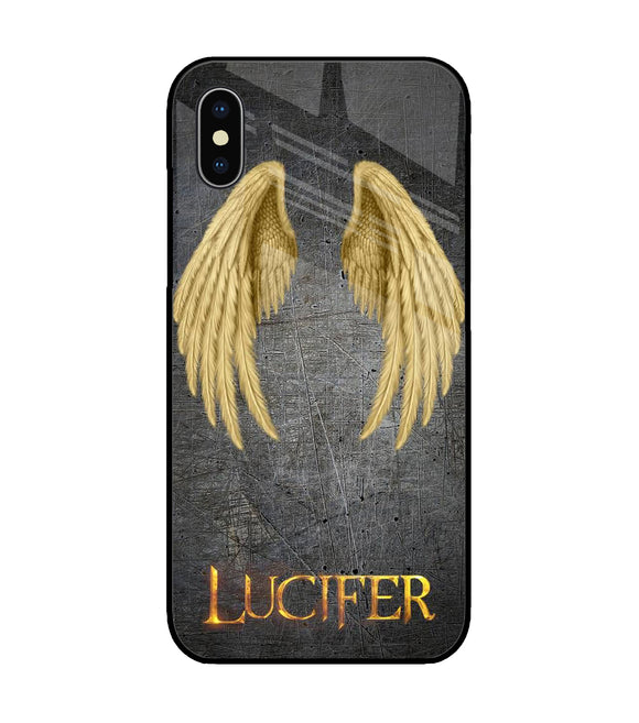 Lucifer iPhone XS Glass Cover