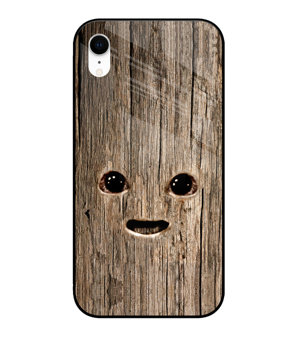 Groot Wooden iPhone XR Glass Cover