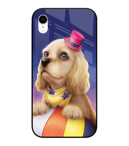 Circus Puppy iPhone XR Glass Cover