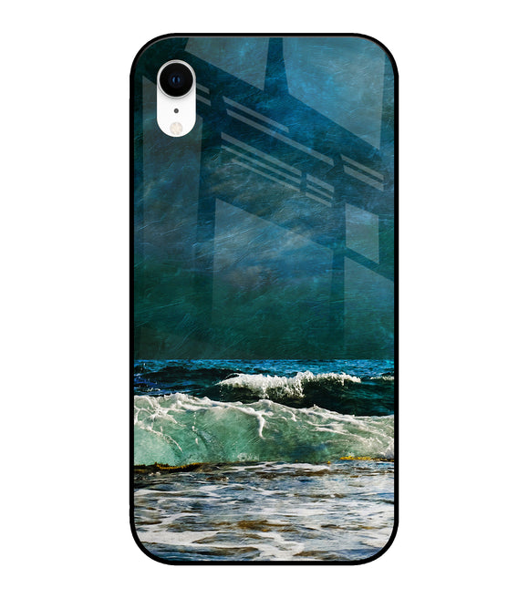Sea Wave Art iPhone XR Glass Cover