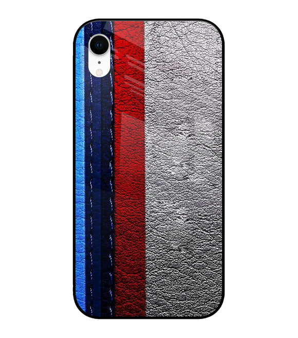BMW Stripes iPhone XR Glass Cover