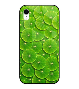 Lime Slice iPhone XR Glass Cover